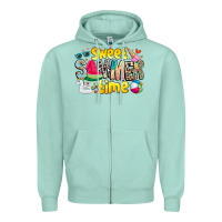 Seafoam summer time Zipper Hoodie - CowhideDigitalArt