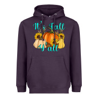Plum it's fall y'all Heavyweight Hoodie - Artiststas