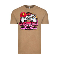 Vintage Coffee Gaming is my valentine Vintage Tee - HowdyJamesFarm