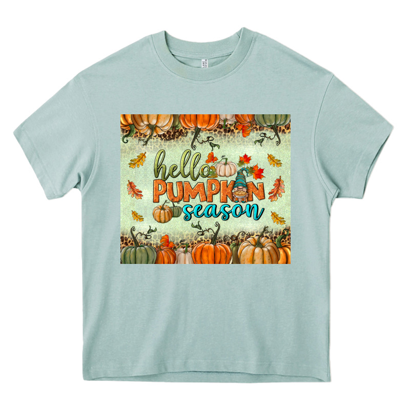 Hello Pumpkin Season Tumbler Heavy Core Tee by BundleAndBundleShop | Teevron