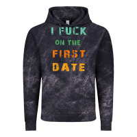 Cloud Black I F.uck On The First Date Funny First Date Gift Vintage Hoodie - lanVoArt