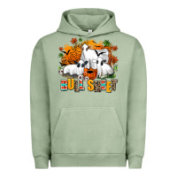 Pigment Oil Green bull sheet Urban Hoodie - AdoDesignShop