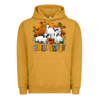 Pigment Peanut Butter bull sheet Urban Hoodie - AdoDesignShop