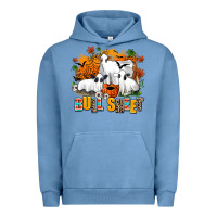 Pigment Pebble Blue bull sheet Urban Hoodie - AdoDesignShop