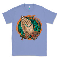 Colony Blue god bless you Classic Tee - RacoonDesign