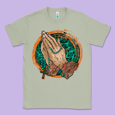 God Bless You Classic Tee Designed By Racoondesign