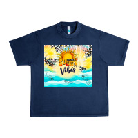 Navy sunny vibes Urban Heavy Tee - TumblerDesignByShophia