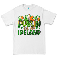 White dublin ireland st patrick s day Premium Tee - Artiststas