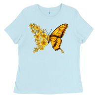 Childhood Cancer Butterfly Ladies Tee | Teevron