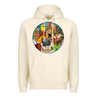 Sandshell Christmas coop ornament Premium Hoodie - FaDigitalArtStudio
