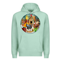 Seafoam Christmas coop ornament Premium Hoodie - FaDigitalArtStudio