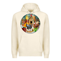 Tofu Christmas coop ornament Premium Hoodie - FaDigitalArtStudio