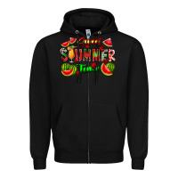 Black summer time Zipper Hoodie - CowhideDigitalArt