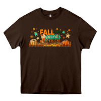 Chocolate Brown fall is my favorite color libbey glass Heavy Core Tee - BundleAndBundleShop