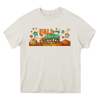 Cream fall is my favorite color libbey glass Heavy Core Tee - BundleAndBundleShop
