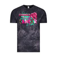 Cloud Black Stronger than Cancer Vintage Tee - HowdyJamesFarm
