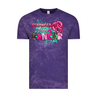 Cloud Purple Stronger than Cancer Vintage Tee - HowdyJamesFarm