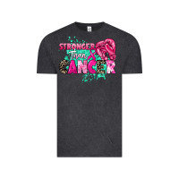 Vintage Black Stronger than Cancer Vintage Tee - HowdyJamesFarm
