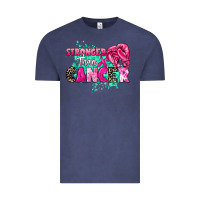 Vintage Denim Stronger than Cancer Vintage Tee - HowdyJamesFarm
