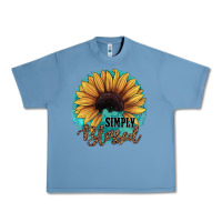 Pebble Blue Simply Blessed Urban Heavy Tee - JahusDesignShop