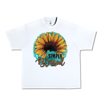 White Simply Blessed Urban Heavy Tee - JahusDesignShop