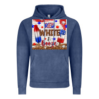 Vintage Denim red white and booze Vintage Hoodie - TumblerDesignByShophia