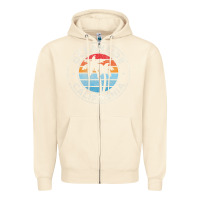 Sandshell Oceanside California Ca Vintage Retro 70S Zipper Hoodie - lanVoArt