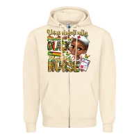 Sandshell unapologetically pretty black educated nurse Zipper Hoodie - CowhideDigitalArt