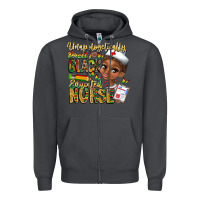 Smoke unapologetically pretty black educated nurse Zipper Hoodie - CowhideDigitalArt
