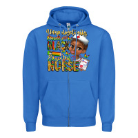 True Royal unapologetically pretty black educated nurse Zipper Hoodie - CowhideDigitalArt