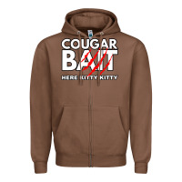 Chestnut cougar bait funny halloween costume older woman younger man Zipper Hoodie - lanVoArt