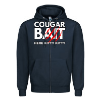 Navy cougar bait funny halloween costume older woman younger man Zipper Hoodie - lanVoArt
