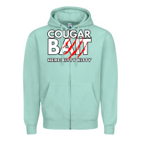 Seafoam cougar bait funny halloween costume older woman younger man Zipper Hoodie - lanVoArt