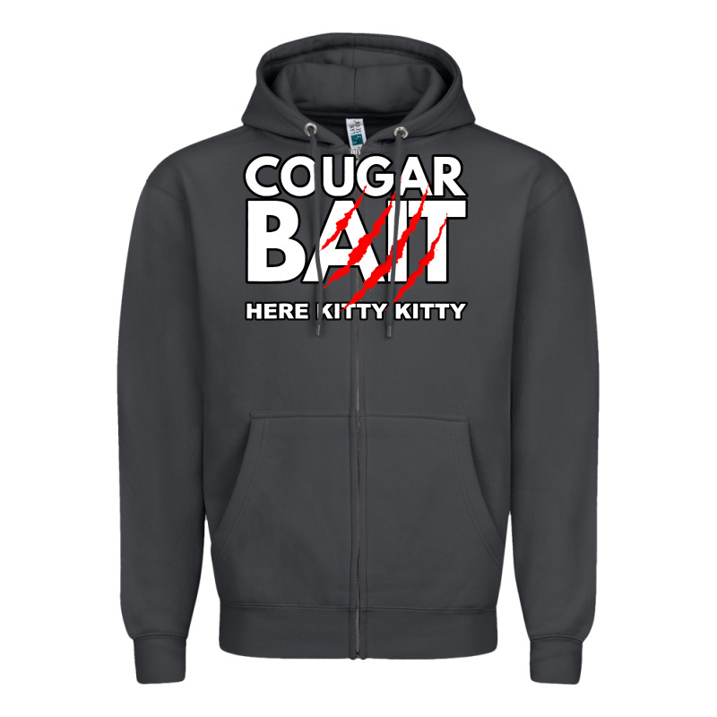 Cougar Bait Funny Halloween Costume Older Woman Younger Man Zipper Hoodie by lanVoArt | Teevron