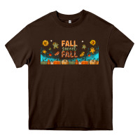 Chocolate Brown fall sweet fall libbey glass Heavy Core Tee - BundleAndBundleShop