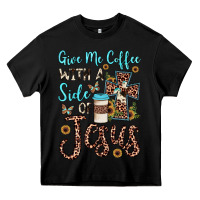 Black give me coffee with a side of jesus Heavy Core Tee - JahusDesignShop