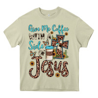 Mossy give me coffee with a side of jesus Heavy Core Tee - JahusDesignShop