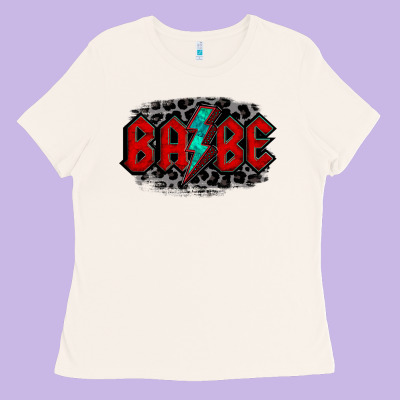 Lightning Bolt Babe Ladies Tee Designed By Jasminsmagicworld