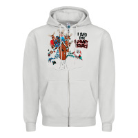 Dove Grey i said the schmitt house Zipper Hoodie - lanVoArt