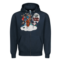Navy i said the schmitt house Zipper Hoodie - lanVoArt