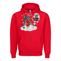 Red i said the schmitt house Zipper Hoodie - lanVoArt