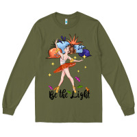 Army Green be the light Long Sleeve Tee - CowGirlArtShop