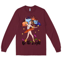 Burgundy be the light Long Sleeve Tee - CowGirlArtShop