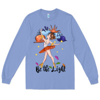 Colony Blue be the light Long Sleeve Tee - CowGirlArtShop