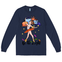 Navy be the light Long Sleeve Tee - CowGirlArtShop