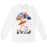 White be the light Long Sleeve Tee - CowGirlArtShop
