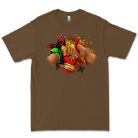 Cacao Juneteenth sneaker and heel afro woman Premium Tee - RanaPortraitStore
