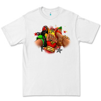 White Juneteenth sneaker and heel afro woman Premium Tee - RanaPortraitStore