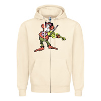 Sandshell the iommi monkey Zipper Hoodie - lanVoArt