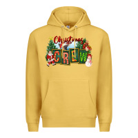 Antique Gold Christmas Crew Premium Hoodie - FaDigitalArtStudio